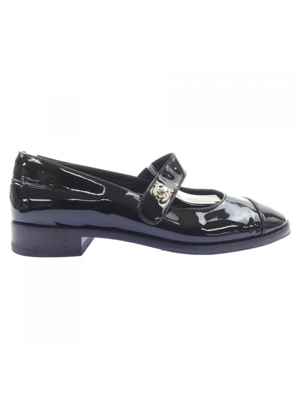 Chanel Mary Jane Turnlock Shoes